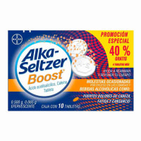 Alka Seltzer Boost 500/65 Mg Con 10 Tabletas