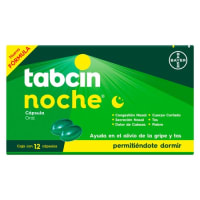 Tabcin Noche Con 12 Cápsulas