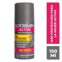 Lotrimin Active Mujer Spray Desodorante Para Pies Con 150 Ml