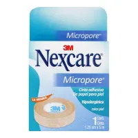 Nexcare Cinta Adhesiva Micropore Color Piel 1.25 Cm x 5 M