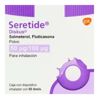 Seretide Diskus 50/100 µg Polvo Inhalación 60 Dosis