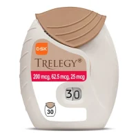 Trelegy Fluticasona Umeclidinio Vilanterol 200 Mcg / 62.5 Mcg / 25 Mcg Inhalador
