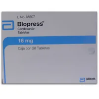 Blopress 16 Mg Con 28 Tabletas