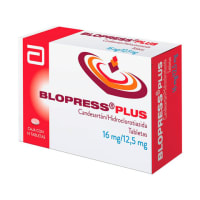Blopress Plus 16/12.5 Mg Con 14 Tabletas