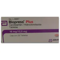 Blopress Plus 16/12.5 Mg Con 28 Tabletas
