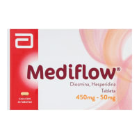 Mediflow Diosmina Hesperidina 450 Mg / 50 Mg Con 20 Tabletas