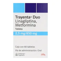 Trayenta Duo 2.5/850 Mg Con 60 Tabletas