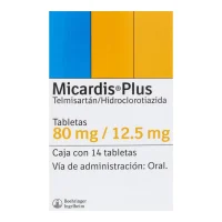 Micardis Plus 80/12.5 Mg Con 14 Tabletas