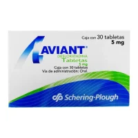 Aviant 5 Mg Con 30 Tabletas