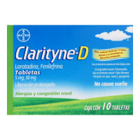 Clarityne D 5/30 Mg Con 10 Tabletas De Liberación Prolongada