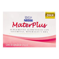 Mater Plus DHA Suplemento Alimenticio con 30 Cápsulas