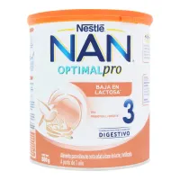 Nan Optimalpro Fórmula Infantil Baja En Lactosa De 1 A 3 Años 800 G