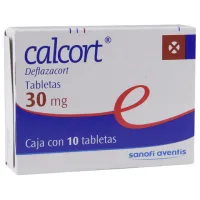 Calcort 30 Mg Con 10 Tabletas