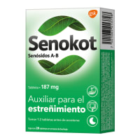 Senokot Regular 187 Mg Con 28 Tabletas