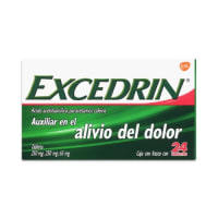 Excedrin Con 24 Tabletas