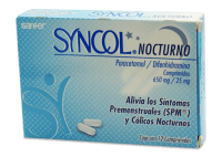 Syncol Nocturno 650/25 Mg Con 12 Comprimidos