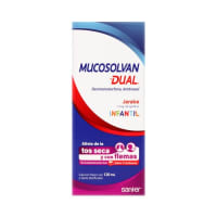 Mucosolvan Dúo Con Jarabe Infantil De 120 Ml