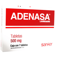 Adenasa Levofloxacino 500 Mg Con 7 Tabletas