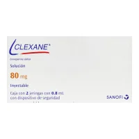 Clexane 80 Mg 2 Jeringas Prellenadas
