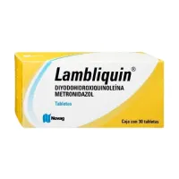 Lambliquin Dihidroxicinolina Metronidazol 400/200 Mg Con 30 Tabletas