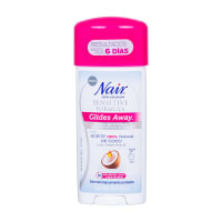 Nair Crema Depiladora Sensitive Glides Away Aceite De Coco 86 Ml