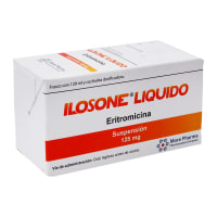 Ilosone Eritromicina Líquido 125 Mg Suspensión 120 Ml
