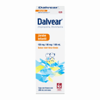 Dalvear Infantil 150 Mg / 80 Mg - Jarabe Sabor Miel Y Lima Limón 200 Ml (Dropropizina Y Bromhexina)