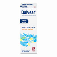 Dalvear Adulto 300 Mg / 160 Mg - Jarabe Sabor Miel Y Lima Limón 200 Ml (Dropropizina Y Bromhexina)