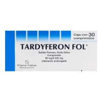 Tardyferon Fol 80/0.350 Mg Con 30 Comprimidos