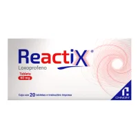 Reactix Loxoprofeno 60 Mg Con 20 Tabletas