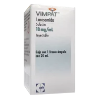 Vimpat 10 Mg Solución Inyectable Con 1 Frasco Ámpula