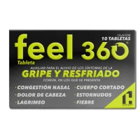 Feel 360 500/25/4/5 Mg Dispensador Con 45 Tabletas