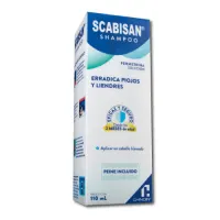 Scabisan Shampoo Para Piojos Y Liendres 1 G Con 110 Ml