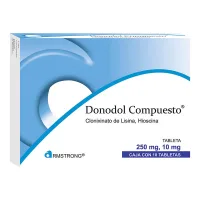 Donodol Compuesto 250/10 Mg Con 10 Tabletas