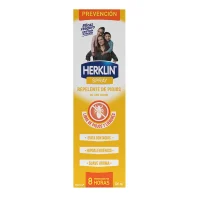 Herklin Spray 20 % Repelente De Piojos Para El Cabello Con 120 Ml