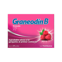 Graneodin B 10 Mg Con 24 Pastillas Sabor Frambuesa