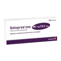Selopres Zok 95/12.5 Mg Con 20 Tabletas Liberación Prolongada