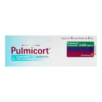Pulmicort 0.250 Mg Suspensión Para Nebulización Con 5 Ampolletas 2 Ml