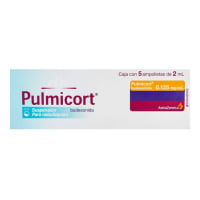Pulmicort 0.125 Mg Suspensión Para Nebulización 5 Ampolletas 2 Ml
