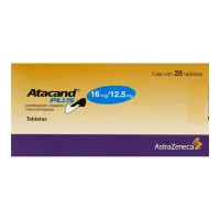 Atacand Plus 16/12.5 Mg Con 28 Tabletas