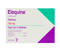 Elequine Levofloxacino 750 Mg Con 5 Tabletas