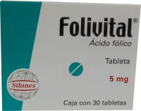 Folivital 5 Mg Con 30 Tabletas