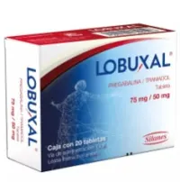 Lobuxal Pregabalina 75 Mg / Tramadol 50 Mg Con 20 Tabletas
