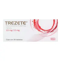 Trezete 10/10 Mg Con 30 Tabletas