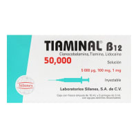 Tiaminal B12 5000 Mcg/100 Mg/1 Mg Con 5 Jeringas