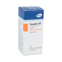 Tazocin Ef Piperacilina Tazobactam 4 G/500 Mg Con 1 Frasco Ámpula