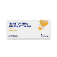Trimetoprima Sulfametoxazol 80 Mg / 400 Mg Con 20 Tabletas