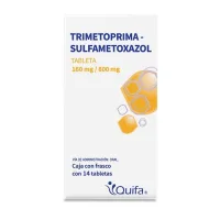 Trimetoprima Sulfametoxazol 160 Mg / 800 Mg Con 14 Tabletas