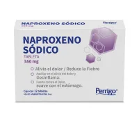 Naproxeno Sódico 550 Mg Con 12 Tabletas (Perrigo)