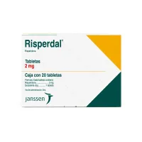 Risperdal 2 Mg Con 20 Tabletas